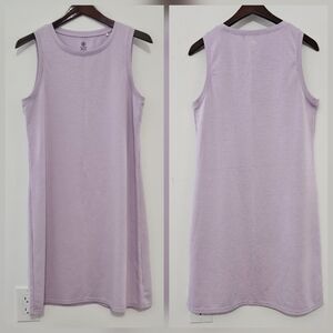 Gaiam Size M Lavender Lilac Purple Women's Rayon Polyester Tank Top T Shirt Dres